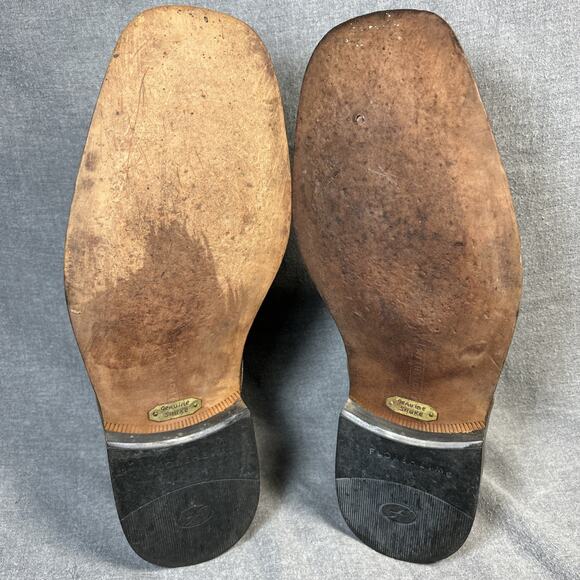 Florsheim Brown Barret's Men's Genuine Snake Shoes Tassel Lace Up Sz 12 D 11172 - Picture 6 of 9